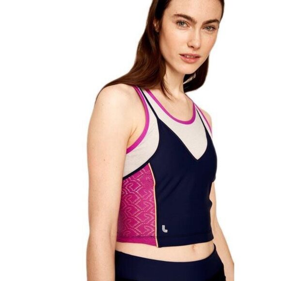 Lolë Yavana Bra Women's Medium UPF 35+ Tech Lab New with Tags - Picture 1 of 3